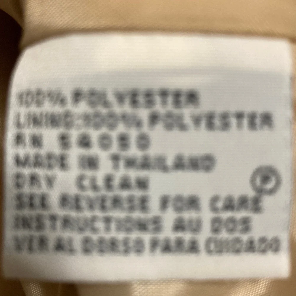 Pant Suit Anne Klein Beige Blazer Suit Jacket & Wide Leg Dress Pants 10 Petite - Picture 9 of 14